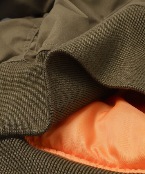 URBAN RESEARCH DOORS(アーバンリサーチドアーズ)の「FORK&SPOON SORONA MA-1ブルゾン(ブルゾン・レディース・BLACK/KHAKI・1)」の11枚目の写真