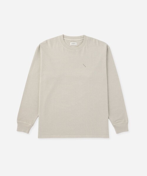 Saturdays NYC（サタデーズ ニューヨークシティ ）の「Arrangement LS T-SHIRT（Tシャツ/カットソー・レディース・ブラック/グレー/グリーン・L/M/S）」の12枚目の写真