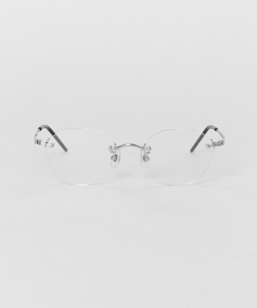 URBAN RESEARCH（アーバンリサーチ）の「『別注』KANEKO OPTICAL×URBAN RESEARCH　MARTY SUPREME MODEL（メガネ・メンズ・シルバー・-）」の2枚目の写真