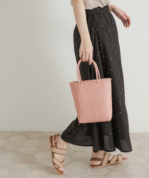 URBAN RESEARCH DOORS(アーバンリサーチドアーズ)の「メルカドバッグ(トートバッグ・レディース・PINK/GREEN/BLUE・one)」の3枚目の写真