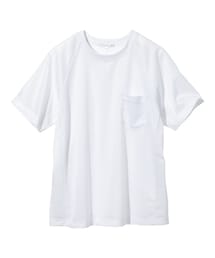 メッシュ半袖Ｔシャツ【大きいサイズ有】　【細見え設計】　吸汗速乾・UVカット　（消臭テープ付）