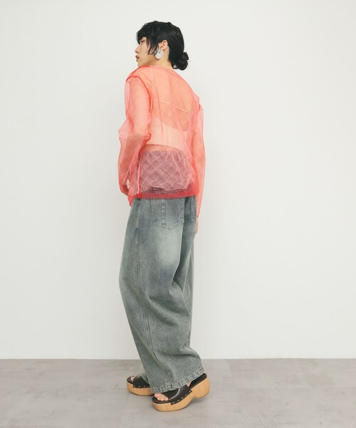 KBF（ケイビーエフ）の「スタッズサボサンダル（サンダル・レディース・BROWN/BLACK・37/38）」の19枚目の写真