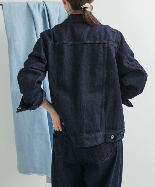 URBAN RESEARCH DOORS（アーバンリサーチドアーズ）の「Denim Jacket（デニムジャケット・レディース・INDIGO/ONE WASH・M）」の21枚目の写真