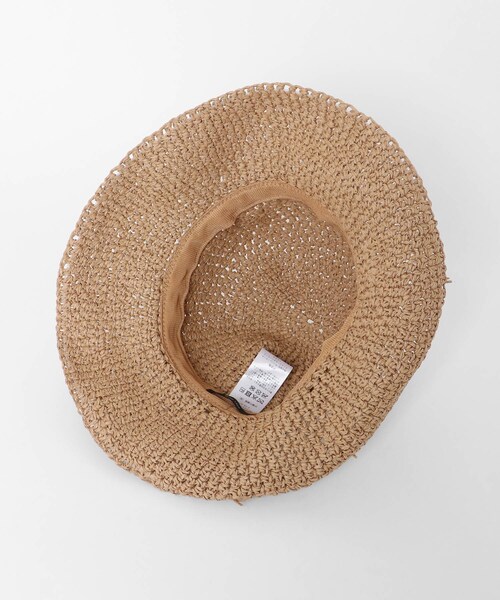 URBAN RESEARCH Sonny Label（アーバンリサーチサニーレーベル）の「折り畳みペーパーハット（ハット・レディース・キャメル/ベージュ・one）」の22枚目の写真
