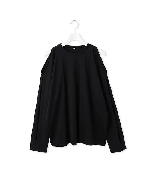 ADAM ET ROPE'(アダムエロペ)の「【Baserange(ベースレンジ)】別注 Pin Long Sleeves(Tシャツ/カットソー・レディース・ブラック/ホワイト・S)」の10枚目の写真