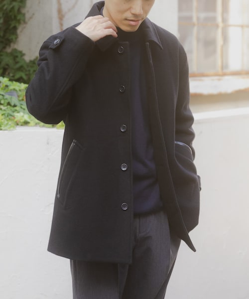 尾州ウール ショートコート