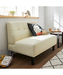 nissen | コンパクトアームレスソファー(家具)