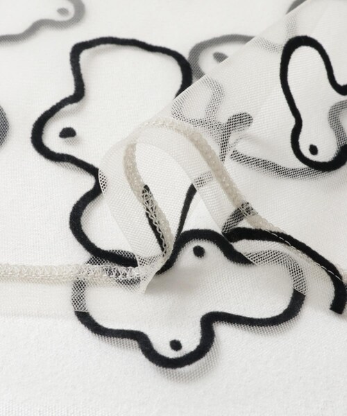 URBAN RESEARCH（アーバンリサーチ）の「Po/　sheer tulle top ameba（その他トップス・レディース・yellow/black・FREE）」の8枚目の写真