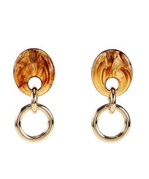 RESEXXY | ゴールドポイントマーブルピアス(ピアス（両耳用）)