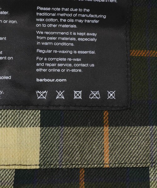 URBAN RESEARCH DOORS（アーバンリサーチドアーズ）の「Barbour　OS BEDALE WAX JACKET（テーラードジャケット・メンズ・SAGE/BLACK・36/38/40）」の16枚目の写真