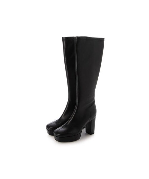 Evol【晴雨兼用・美脚効果あり】ストーム9.5cmストレッチブーツ EVOL/イーボル】 【晴雨兼用(一部カラー除く)・美脚効果あり】ストーム