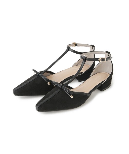 VIS(ビス)の「Tストラップリボンパンプス(パンプス・レディース・ブラック/キャメル・L/M/S)」の11枚目の写真