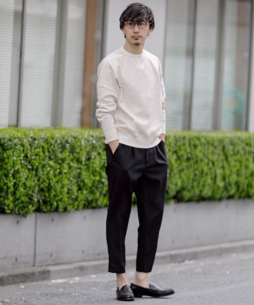 URBAN RESEARCH ROSSO（アーバンリサーチロッソ）の「ヘビー天竺リラックスカラープルオーバー∴（スウェット・メンズ・LEMON/BEIGE/LAVENDER/MINT・S/M/L/XL）」の8枚目の写真