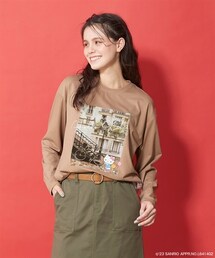 nissen | 大きいサイズ色々選べるフォトコラボ　長袖Tシャツ／サンリオキャラクター(Tシャツ/カットソー)