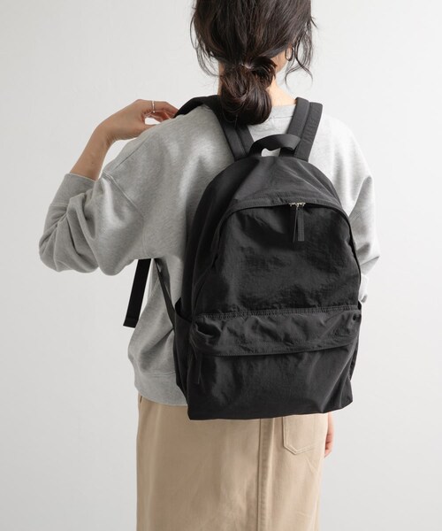 URBAN RESEARCH DOORS（アーバンリサーチドアーズ）の「ウォッシャブルマルチ収納リュック（バックパック/リュック・レディース・BLACK/IVORY・one）」の21枚目の写真