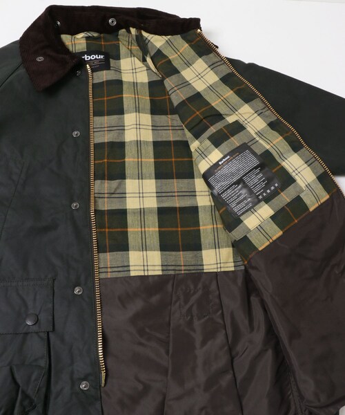 URBAN RESEARCH DOORS（アーバンリサーチドアーズ）の「Barbour　OS BEDALE WAX JACKET（テーラードジャケット・メンズ・SAGE/BLACK・36/38/40）」の12枚目の写真