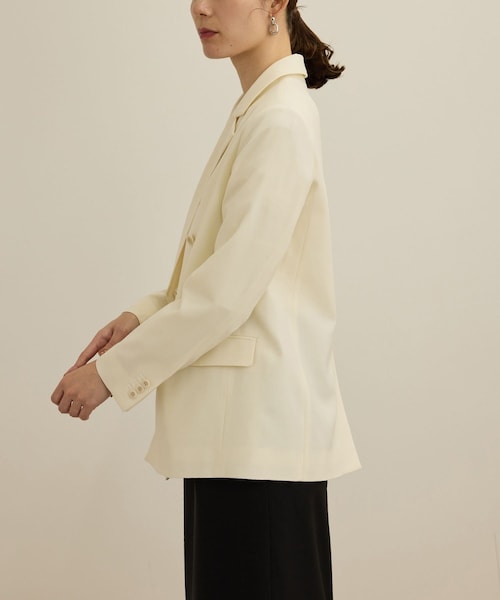 ROPE'（ロペ）の「ウールテーラードジャケット/撥水（テーラードジャケット・レディース・ブラック/ホワイト・36/38）」の20枚目の写真