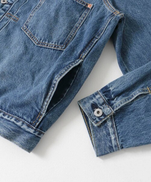 URBAN RESEARCH DOORS（アーバンリサーチドアーズ）の「LEVI’S　TYPE 1 TRUCKER（デニムジャケット・メンズ・Black/Indigo・S/M/L/XL）」の21枚目の写真