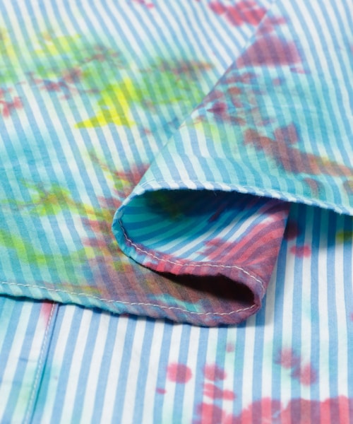 URBAN RESEARCH（アーバンリサーチ）の「dDdDdDd　STRIPE TIE DYE LONG-SLEEVE SHIRTS（シャツ/ブラウス・メンズ・BROWN/BLUE/L.BLUE/NAVY・S/M/L/XL/XXL）」の10枚目の写真