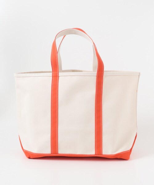 URBAN RESEARCH DOORS(アーバンリサーチドアーズ)の「L.L.Bean ボートアンドトートオープントップ ラージ(トートバッグ・メンズ・BLACK/DARK GREEN/ORANGE・One)」の12枚目の写真