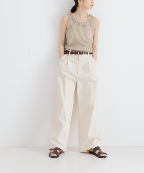 URBAN RESEARCH（アーバンリサーチ）の「ハイゲージラメタンクトップ（タンクトップ・レディース・BLACK系/BEIGE系/BLUE系・FREE）」の19枚目の写真