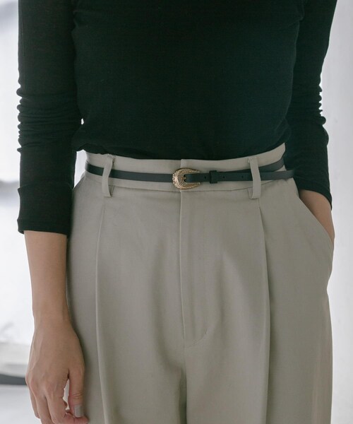 URBAN RESEARCH（アーバンリサーチ）の「LEFIJE　M4972A Tresor（ベルト・レディース・Black・75）」の3枚目の写真