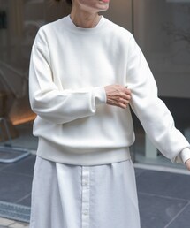 FORK&SPOON | FORK&SPOON　ミラノリブクルーネックニット(ニット/セーター)