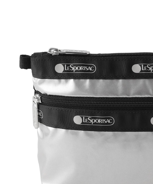 ADAM ET ROPE'（アダムエロペ）の「【LeSportsac for ADAM ET ROPE'】COSMETIC CLUTCH (SHINE/SOLID)（ポーチ・レディース・シルバー・F）」の12枚目の写真