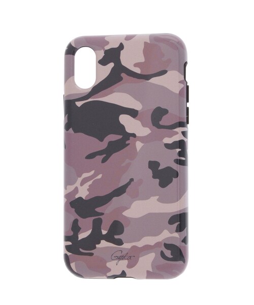 GYDA（ジェイダ）の「【iphone10】カモフラアイフォンケース（スマホケース/カバー・レディース・チャコールグレー・F）」の4枚目の写真
