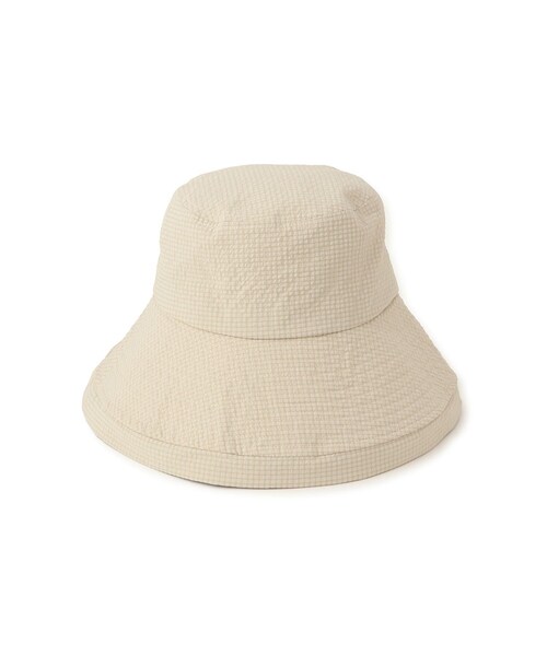ROPE' PICNIC（ロペピクニック）の「リップストップ撥水ハット/UVカット・撥水・抗菌防臭（ハット・レディース・ブラック系/ホワイト/ベージュ・F）」の11枚目の写真