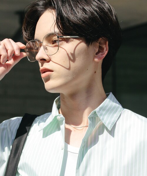 SENSE OF PLACE by URBAN RESEARCH（センスオブプレイスバイアーバンリサーチ）の「メタルフレームサングラス（メガネ・メンズ・SILVER/SLV MATT・one）」の3枚目の写真