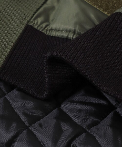 URBAN RESEARCH（アーバンリサーチ）の「Andersson Bell　F/L WASHED BOMBER JACKET（スタジャン・メンズ・KHAKI・M/L）」の11枚目の写真