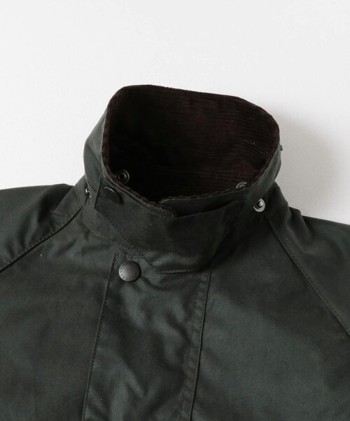 URBAN RESEARCH(アーバンリサーチ)の「Barbour MODIFIED EXMOOR WAX COAT(テーラードジャケット・レディース・SAGE/BLACK・36/38)」の22枚目の写真
