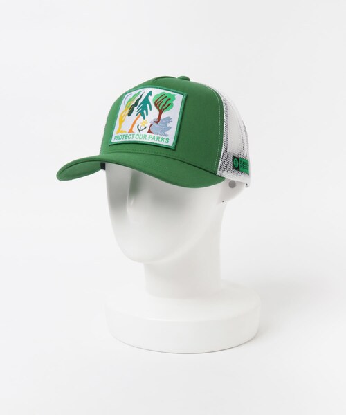 THE GOODLAND MARKET（ザグッドランドマーケット）の「PARKS PROJECT　US PROTECT OUR PARKS HAT（キャップ・メンズ・GREEN・FREE）」の6枚目の写真