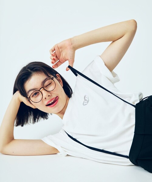 ROPE' PICNIC(ロペピクニック)の「【Chocomoo×ROPE' PICNIC】【接触冷感】アソートTシャツ(Tシャツ/カットソー・レディース・ホワイト/ホワイト系・38)」の15枚目の写真