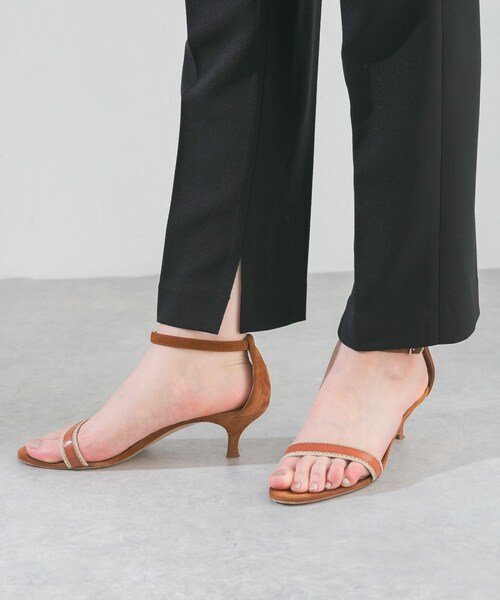 URBAN RESEARCH ROSSO（アーバンリサーチロッソ）の「ストレッチツイルスティックパンツ（その他パンツ・レディース・BLACK/WHITE・34/36/38）」の17枚目の写真