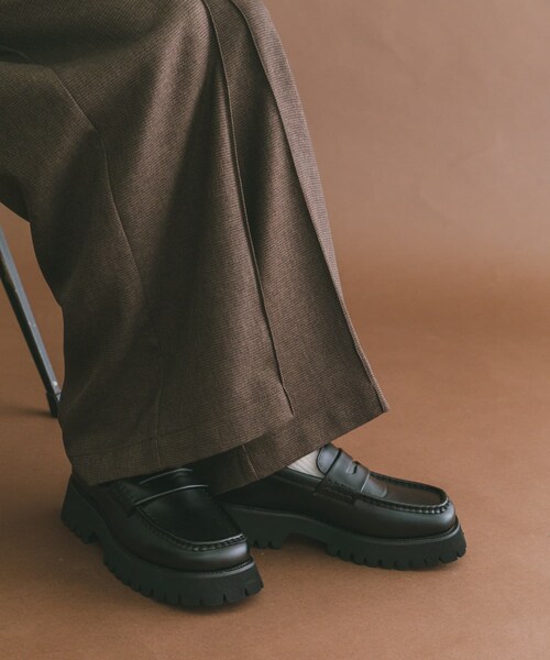 ITEMS URBANRESEARCH（アイテムズ アーバンリサーチ）の「スクエアローファー（ローファー・レディース・BLK/BRN・S/M/L）」の3枚目の写真