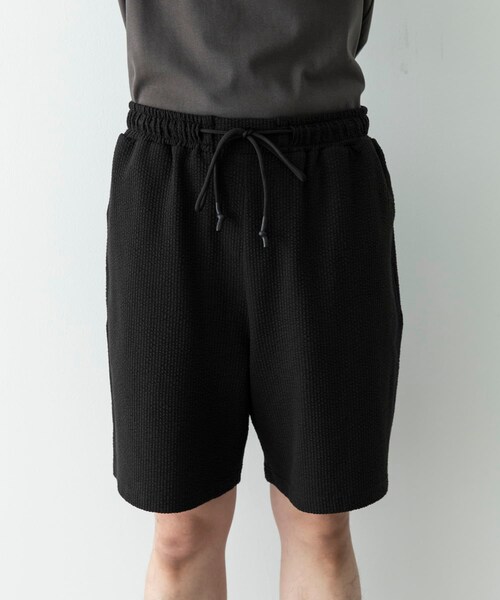 URBAN RESEARCH Sonny Label（アーバンリサーチサニーレーベル）の「カットシアサッカーショートパンツ（その他パンツ・メンズ・ブラック/ネイビー・M/L）」の12枚目の写真