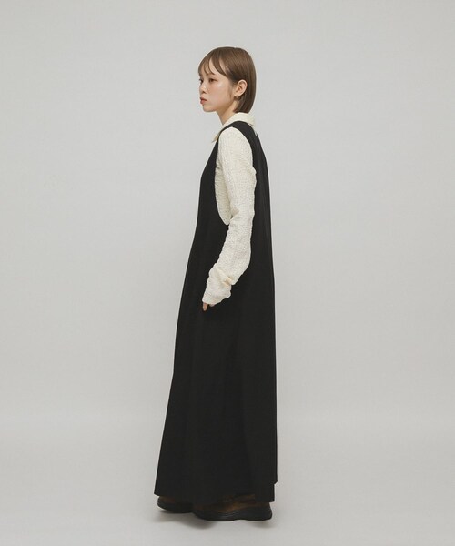 KBF（ケイビーエフ）の「ポコポコジャガードシャツ（シャツ/ブラウス・レディース・IVORY/PINK/BLACK・One）」の8枚目の写真