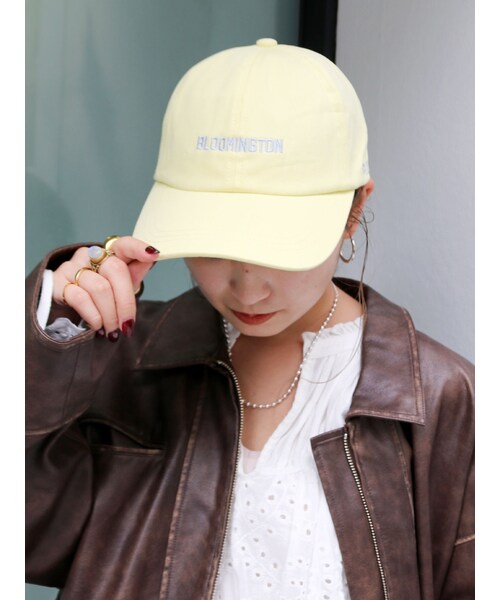 Ungrid（アングリッド）の「エンブロイダリーロゴキャップ（キャップ・レディース・アイボリー/レッド/イエロー/ブルー・F）」の9枚目の写真