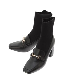 MERCURYDUO | ソックスローファーブーツ(ブーツ)