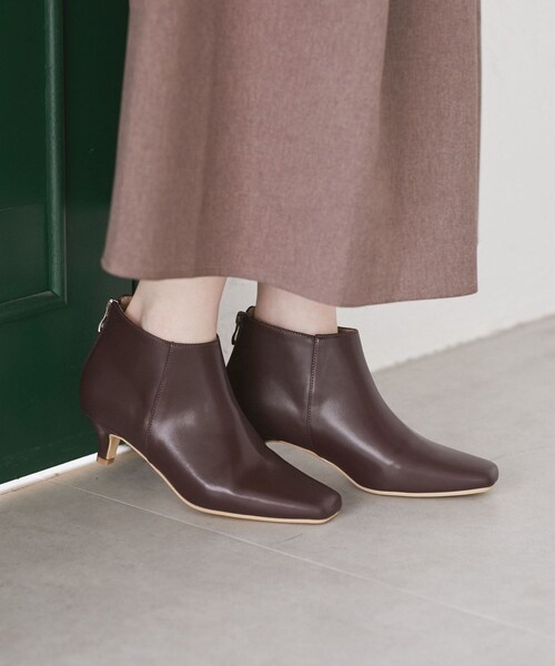 ROPE' PICNIC（ロペピクニック）の「ラインリフトショートブーツ（ブーツ・レディース・ブラック/グレー/ワイン系・23.0/23.5/24.0/24.5）」の6枚目の写真