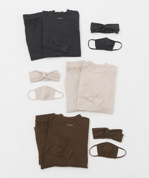 ITEMS URBANRESEARCH（アイテムズ アーバンリサーチ）の「ワンマイルワンピ+ボトムス4点SET（その他アンダーウェア/インナー・レディース・GREIGE/CHARCOAL/DARK BROWN・one）」の5枚目の写真