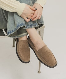 KBF | スクエアトゥスライドローファー(ローファー)