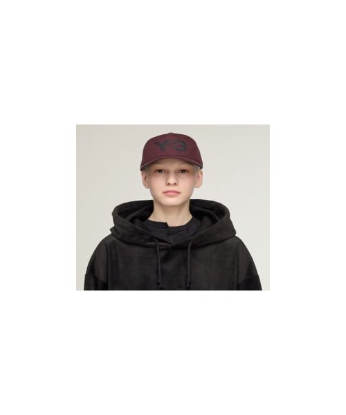 adidas(アディダス)の「Y-3 LOGO CAP(アクセサリー・メンズ・ブラック/バーガンディ・OSFW(54-57cm)/OSFX(57-60cm)/OSFL(60-63cm))」の15枚目の写真
