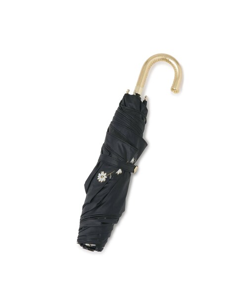 ROPE' PICNIC(ロペピクニック)の「【Wpc.】遮光ゴールドラインマーガレットmini折りたたみ傘/晴雨兼用・UVカット(折りたたみ傘・レディース・ブラック/ベージュ・F)」の11枚目の写真