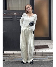 Ungrid | コクーンチノパンツ(チノパンツ)