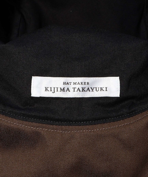 ADAM ET ROPE'（アダムエロペ）の「【KIJIMA TAKAYUKI/キジマ タカユキ】COTTON CHINO SOFT HAT（ハット・メンズ・ブラック/ダークブラウン・F）」の10枚目の写真