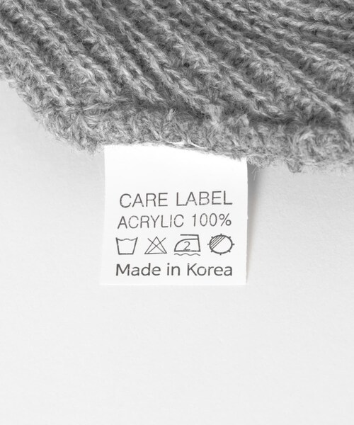 THE GOODLAND MARKET（ザグッドランドマーケット）の「neith.tokyo　Eyelet Beanie（ニットキャップ/ビーニー・レディース・Gray/Black・Free）」の10枚目の写真