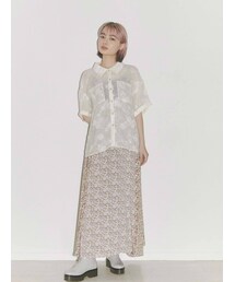 merry jenny | floralストラップロングスカート(スカート)